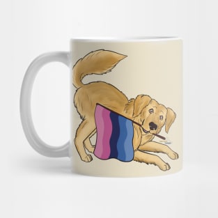 Pride Doggos Alternates: Omnisexual Golden Retriever Mug